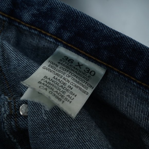 Dakota MEN'S STRAIGHT BLUE JEANS - Size 34 - Picture 8 of 8